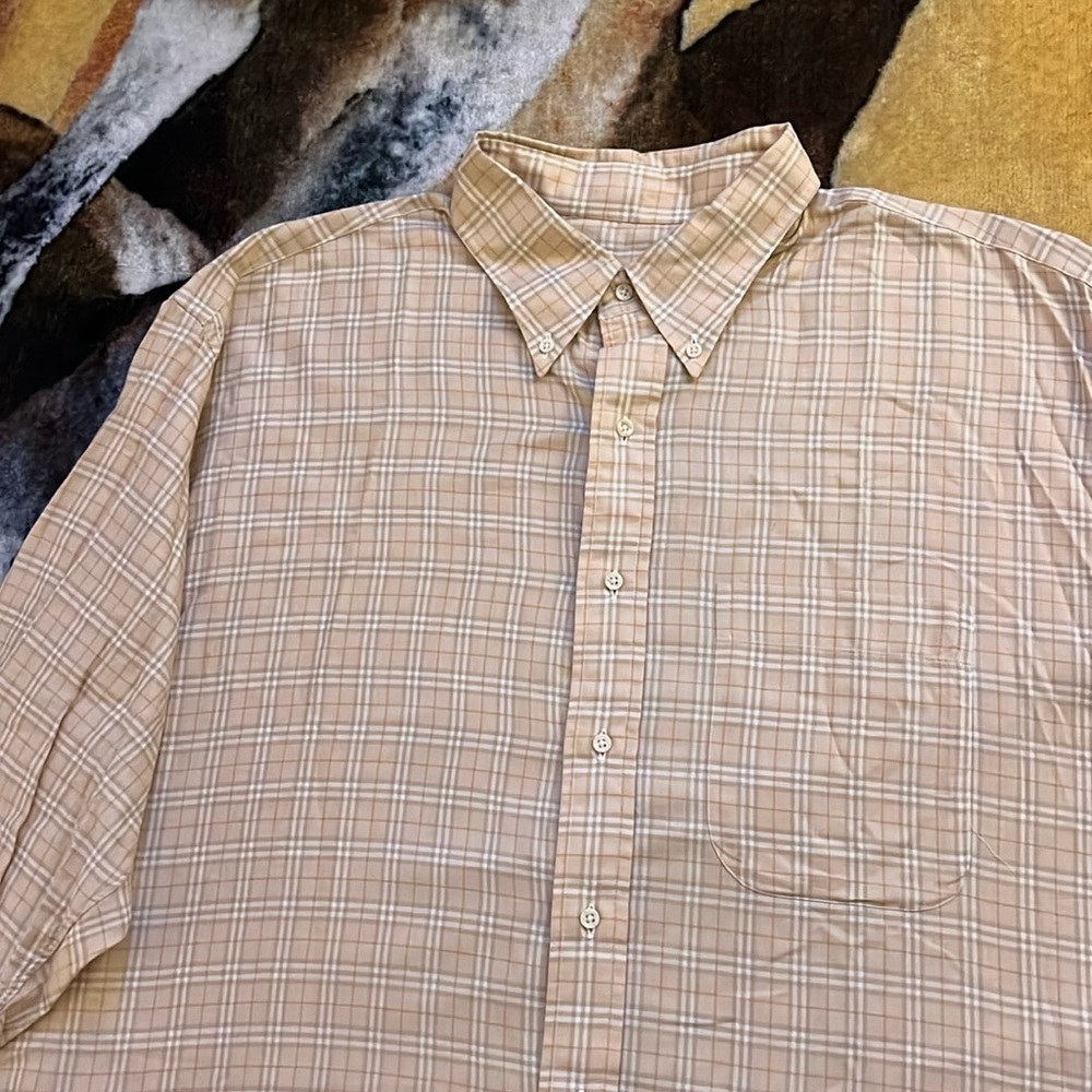 Mens Burberry long sleeve dress shirt